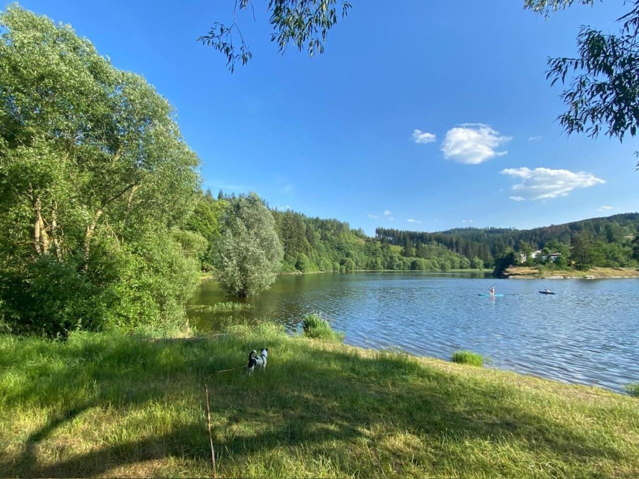 Pension Und Ferienwohnung Am Teich Schleiz Exterior foto